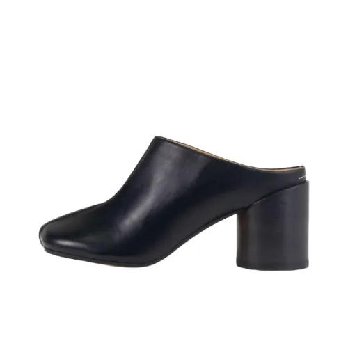 MM6 MAISON MARGIELA Домашние тапочки 7 см Женские Черные