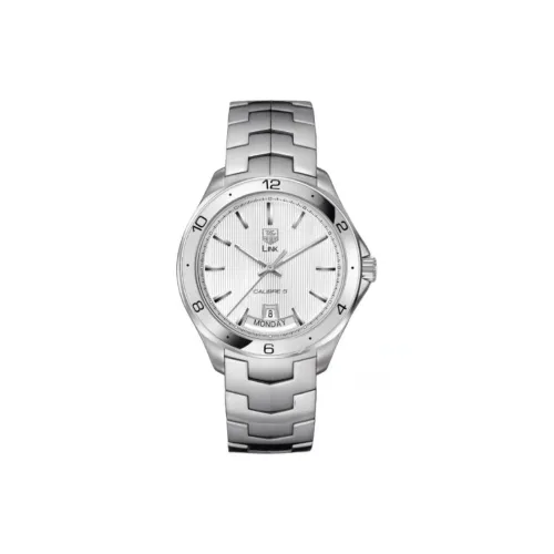 TAG HEUER Автоматический Механический Механизм Мужские Часы Lincoln Series 42 мм Серебряные