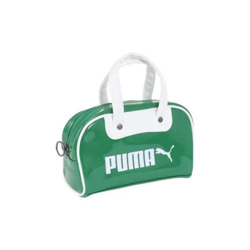 PUMA Grip Synthetic Leather Boston Bag Handbag Mini Unisex Green PUMA Grip Синтетическая кожа Бостон Сумка Сумка Мини Унисекс Зеленый