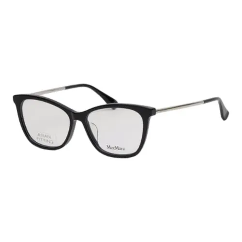 'S MAX MARA Металлические ацетатные оправы для очков нерегулярная форма мужской черный