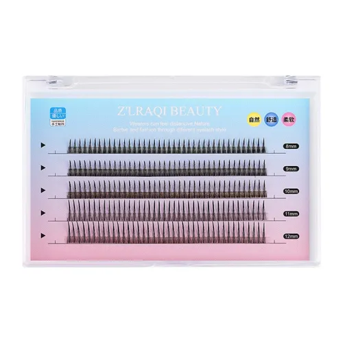JIANYINGSHU A Line Ассорти Накладные ресницы Один Cluster Glue Style 200 Штук Набор