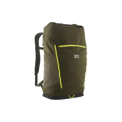 Patagonia Outdoor Альпинистский рюкзак Рюкзак Органический хлопок Холст Сосновый зеленый Унисекс