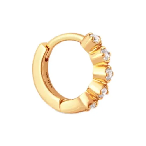 Серьги Astrid Miyu CUBIC с цирконием женские золотые