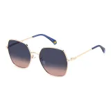 Blue gold рамка с голубой и розовой поляризованными линзами