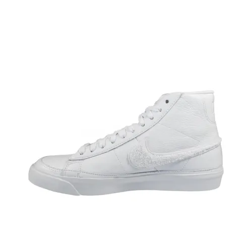 Nike Blazer Mid Slip Resistant Abrasion Resistant MID Топ Скейтборд Кроссовки Мужской Белый