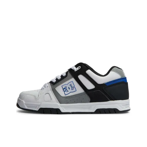 DC Shoes Low Top Скейтборд Кроссовки Мужские Белый Серый Синий