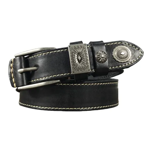 Emperor Penguin Брюки с застежкой-липучкой мягкий и модный дизайн пара с деним и кожа ремни унисекс 2,8 см