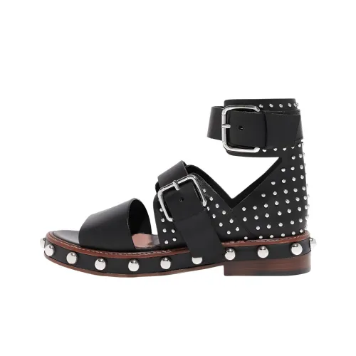 RED VALENTINO One Ремень Сандалии Женские Черные