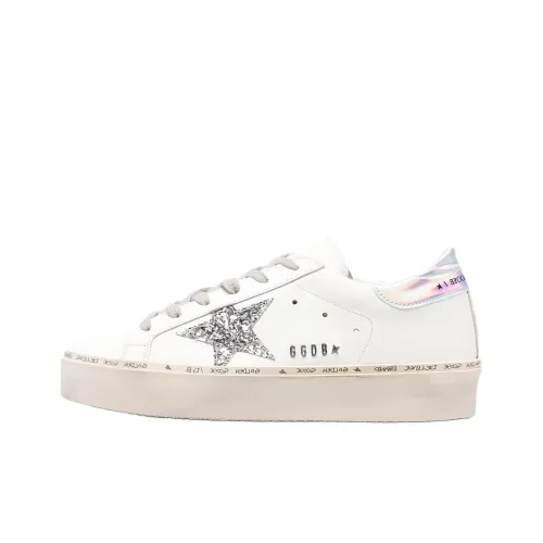 Golden Goose Hi Star Low Топ Стильные Скейтбординги Женские Белые Состаривание Позиционирование Стиля