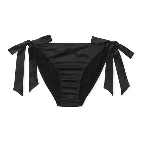 Victoria's Secret Very Sexy Strappy Фурнитура Cheeky Panty Черные трусы женские 1 упаковка черный
