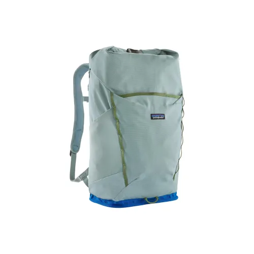 Patagonia 32L Альпинистский рюкзак Outdoor Сумка Органический хлопок Холст Термальный синий Унисекс
