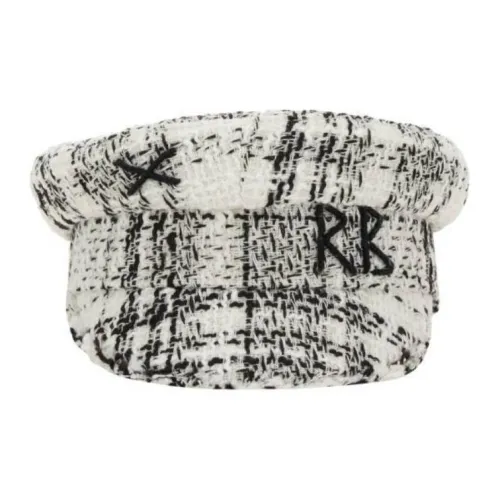 RUSLAN BAGINSKIY Хлопок Шапки и Кепки Унисекс Черный Белый