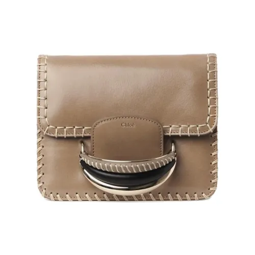 Chloe Kattie Телячья кожа Сумка через плечо Женская Тауповая