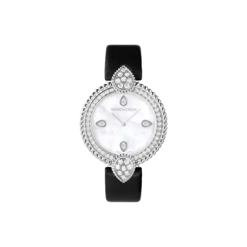 Boucheron Кварцевый Movement Унисекс Часы 32 мм Жемчужная раковина Цвет