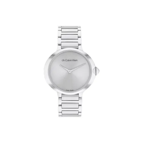 Calvin Klein Eternal Collection Женские часы Кварцевый механизм Стальной ремешок 36,5 мм Серебристый циферблат