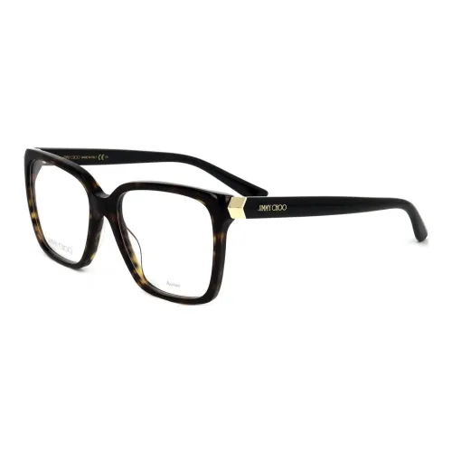 Jimmy Choo Ацетат Квадратные Оправы для Очков Женские Черные