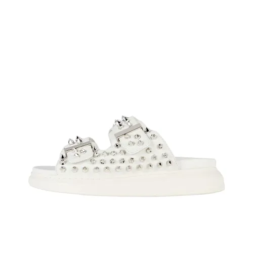 Alexander McQueen Hybrid Слипоны Белый Женские
