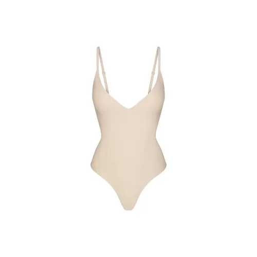 SKIMS ПUSH UP Стринг BODYSUIT Корректирующее белье Женское Песочный Песочный