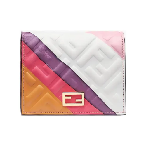 FENDI Baguette Коровья кожа Кошелек Маленький Женский Многоцветный