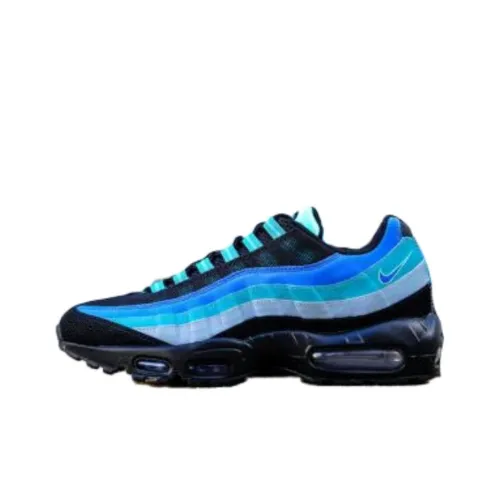 Nike Air Max 95 Low Топ Повседневные Беговые Кроссовки Унисекс Черные
