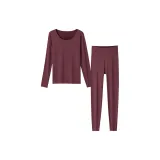 [Light Warm-Wool-Women's] Белый Красный