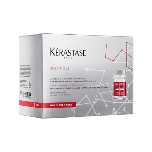 KERASTASE Specifique Cure Против выпадения волос Anbun Repairing Полный Glossy Мягкий и Гибкий Антиоксидант 6 мл*30