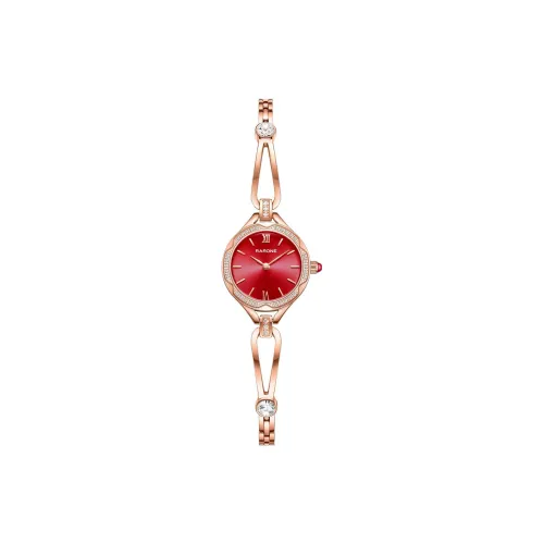 RARONE Кварцевый Movement Женские Часы из коллекции BLOOMING, 24мм*24мм*7,3мм, Красные