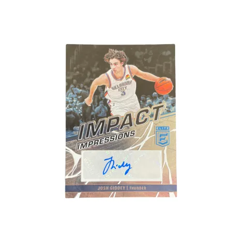 PANINI Elite Josh Giddey Thunder Josh Giddey Signature Card Elite Autographed Star Card Product Card Access