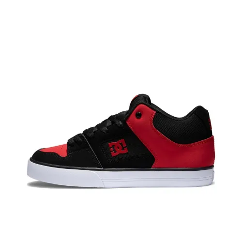 DC Shoes Скейтборд Кроссовки MID Топ Черный Красный Мужской