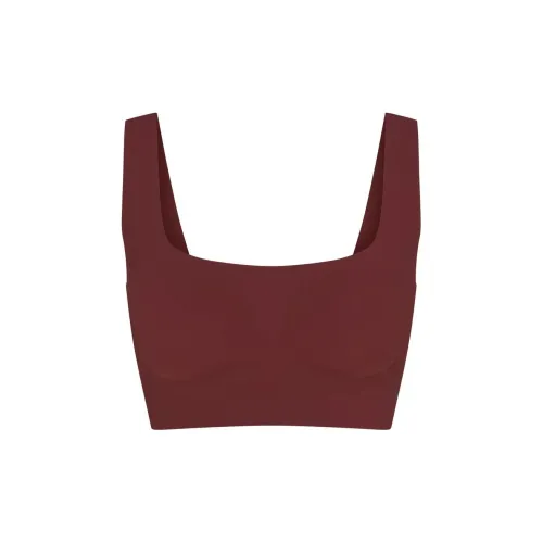 SKIMS NAKED Scoop LONGLINE BRALETTE Бюстгальтер Женский 1 Пачка OXBLOOD Бычья кровь