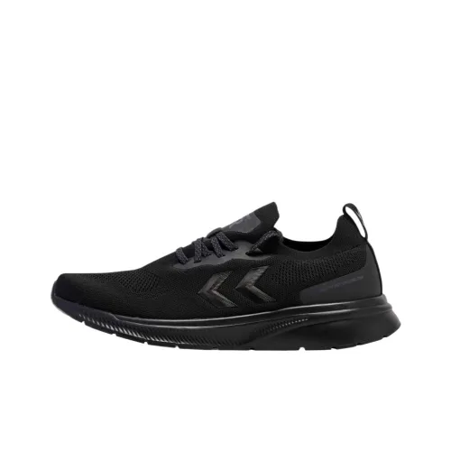 Hummel Slip-resistant Abrasion-resistant Low-top Training Shoes Men's Black Хуммель Противоскользящие Устойчивые к истиранию Низкие Кроссовки для тренировок Мужские Черные