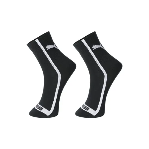 PUMA Черные 2 шт Унисекс MID Носки до икры
