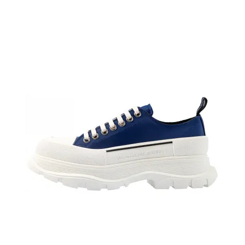 Alexander McQueen Tread Slick Low Топ Обувь на платформе Мужская Синяя