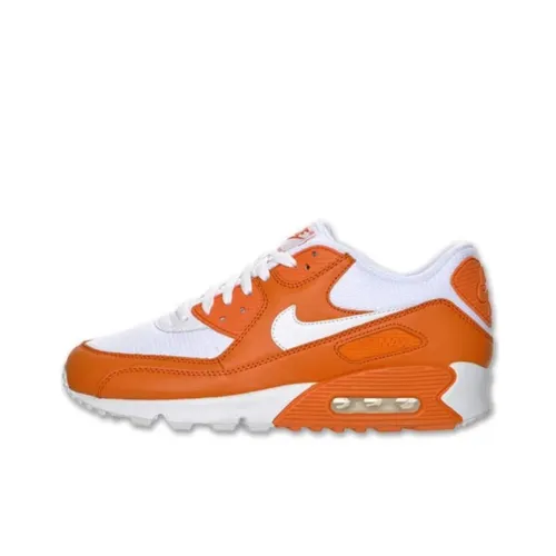 Nike Air Max 90 Low Топ Повседневные Беговые Кроссовки Унисекс Оранжевые