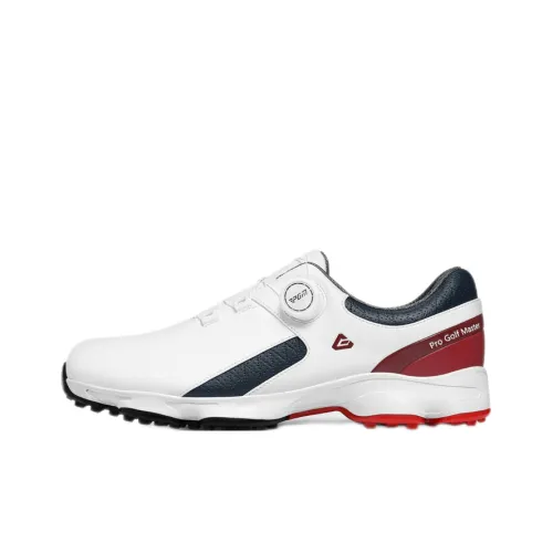 PGM Golf Shoes Низкий Топ Белый Красный Синий Мужской
