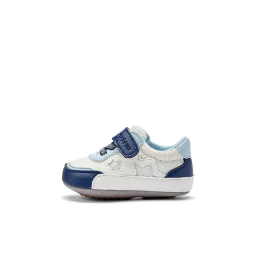 DAVE&BELLA Предварительная Обувь для ходьбы / Sock Обувь Низкий Топ Blue Baby