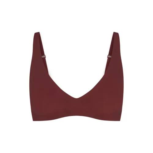 SKIMS NAKED Plunge BRALETTE Бюстгальтер Женский 1 Пачка OXBLOOD Бычья кровь
