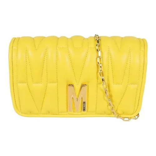 MOSCHINO Сумка через плечо из овечьей кожи сумка на плечо женская желтая