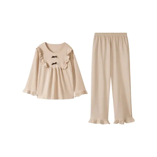 Dream Heart Пижамный комплект женский абрикосовый