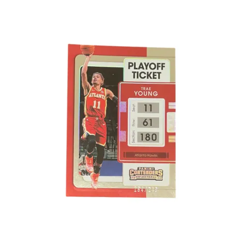 Панини 2021 22 Контендерс Траэ Янг Шар Игровой Билль Хокс Траэ Янг 164 249 Сериальный Номер Карта Коллекция