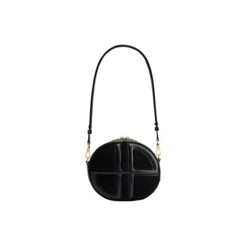 Patou Сумка из коровьей кожи сумка через плечо женская черная