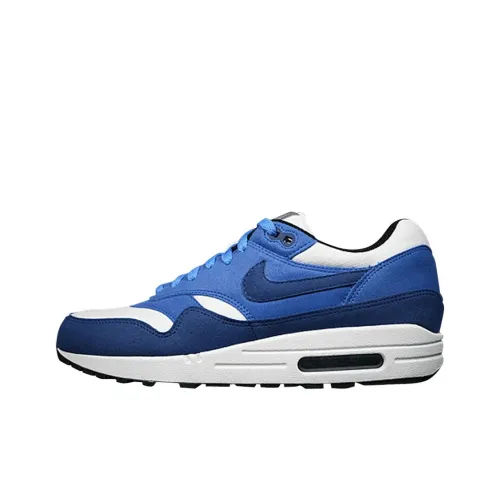Nike Air Max 1 Low Топ Беговые кроссовки Мужской Темно-синий