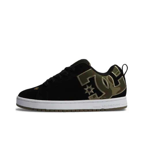 DC Shoes Low Top Скейтборд Кроссовки Мужские Черные Зеленые