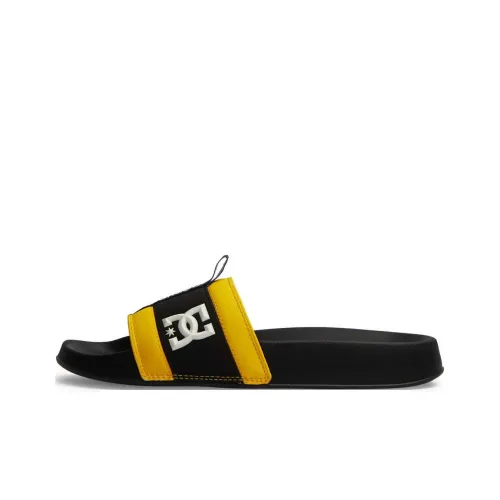 DC Shoes ЭВА Противоскользящие Слипоны Мужские Черные Желтые