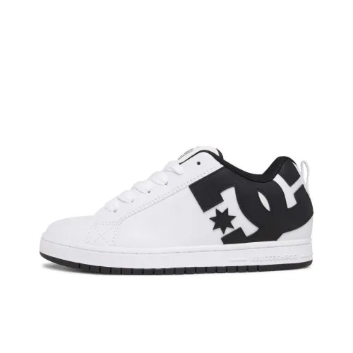 DC Shoes Скейтборд Кроссовки Низкие Белые Черные Мужские
