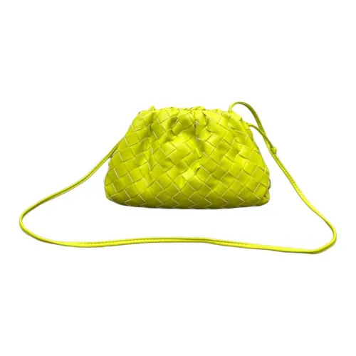 Bottega Veneta POUCH Cloud Сумка Lambskin Clutch Mini Женская Желтая