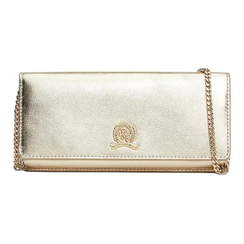 Tommy Hilfiger Кожа Клатч Женские Золотой