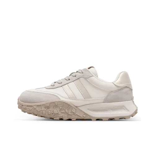 C°BANNER Низкий Топ Casual Женский Бежевый