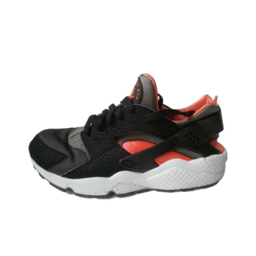 Nike Air Huarache Slip-resistant Abrasion-resistant Low-top Беговые кроссовки Унисекс Черный