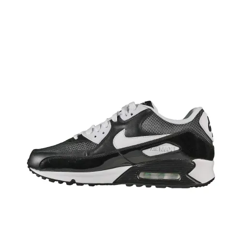 Nike Air Max 90 Low Топ Повседневные Беговые Кроссовки Унисекс Белый Серый